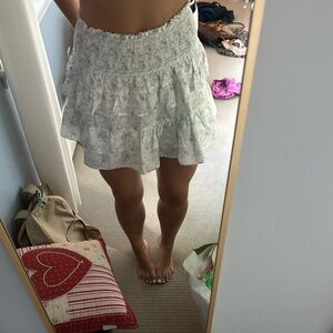 Floral mini skirt from day off boutique on cape cod